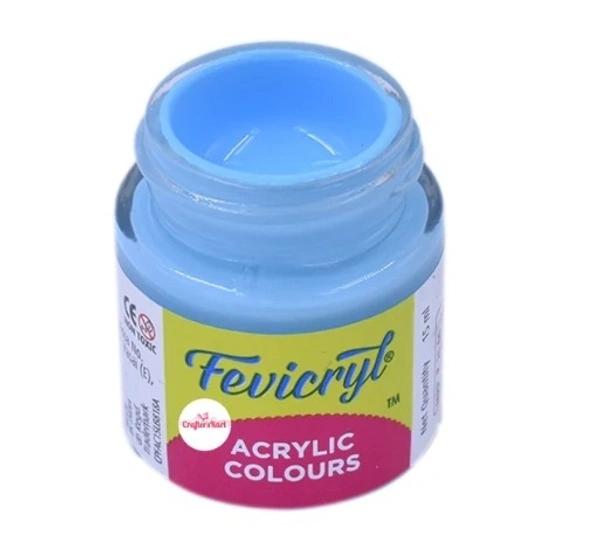 Fevicryl Acrylic Teal Blue 68 Colour- 15 ML