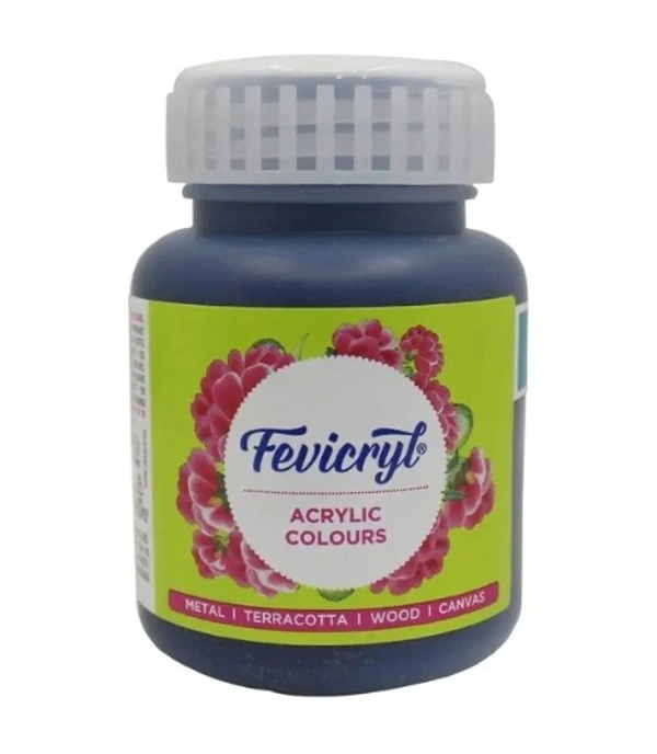 Fevicryl Black 02 Acrylic Colours 100ml Pidilite