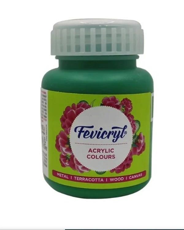 Fevicryl Dark Green 06 Acrylic Colours 100ml Pidilite