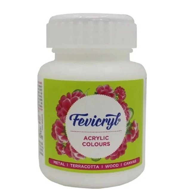 Fevicryl White 27 Acrylic Colours 100ml Pidilite