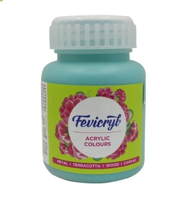 Fevicryl Teal Blue 68 Acrylic Colours 100ml Pidilite