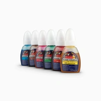  Camel Water Based Glass Color - 10ml each, 6 Shades