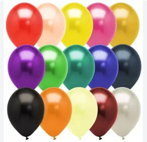 Mattalic Multy COLOUR Balloons Aprox 35pc