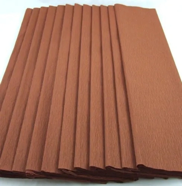 Brown Crepe Paper