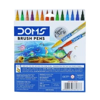 DOMS 14 Shades Brush Pens Box Pack