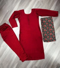 Pakistani Kurta - Maroon, M-38