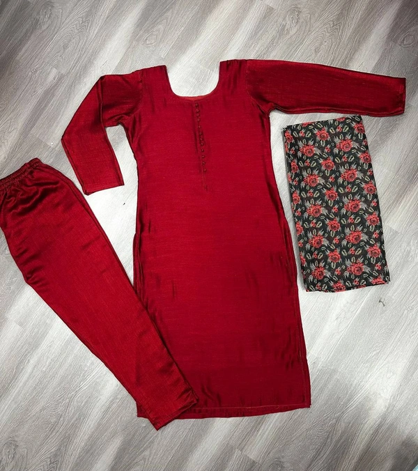 Pakistani Kurta - Maroon, M-38