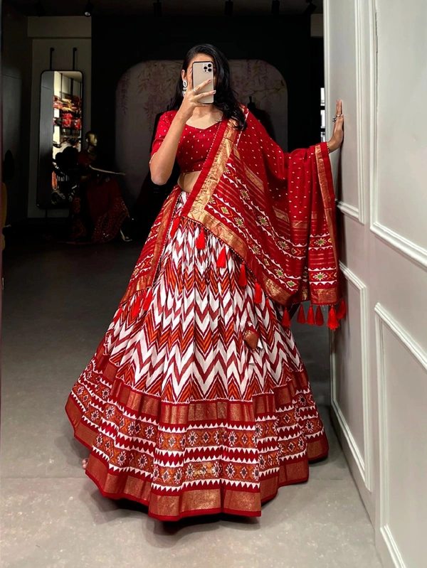 Leheriya - Red, 38 Up To 42