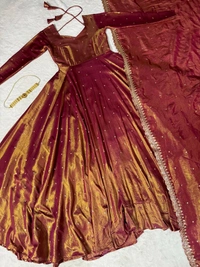 Tissu Gown - Brown, M-38