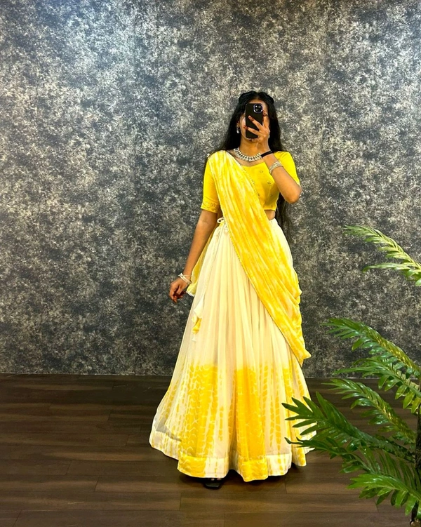 Water Sibori - Yellow, XL-42