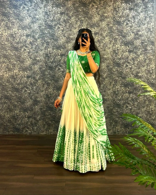 Water Sibori - Green, XL-42