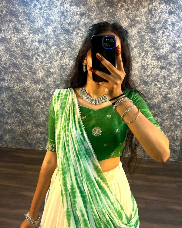 Water Sibori - Green, XL-42