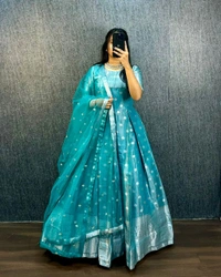 GOWN - Curious Blue, Xxxl -44