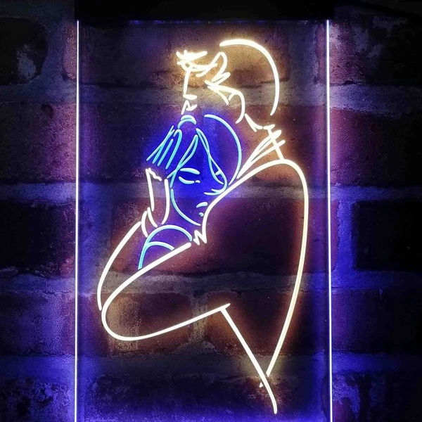 SYS Couple Neon Light Design - Red Orange