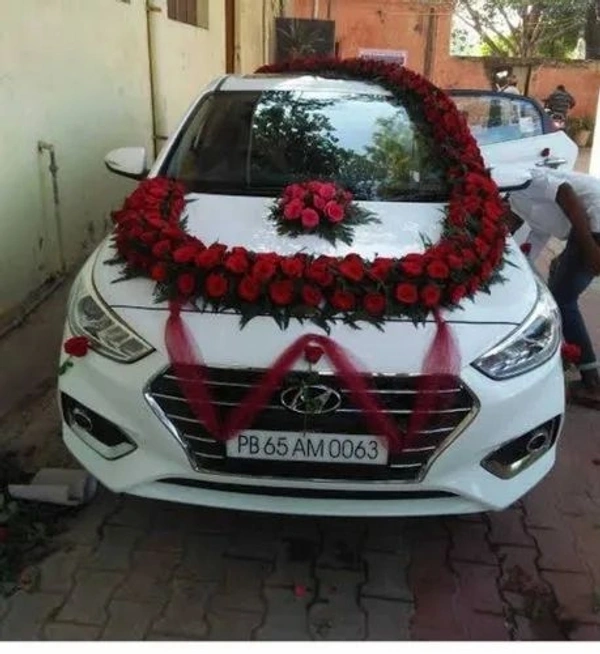 Bala Ji Event Planner  Wedding Car Decoration  - multi, Normal Car