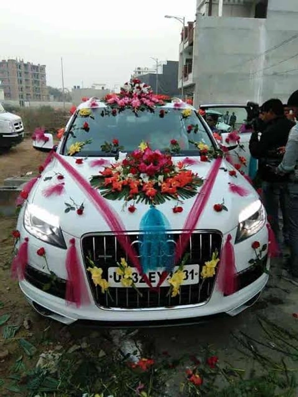 Bala Ji Event Planner  Wedding Car Decoration  - multi, Normal Car