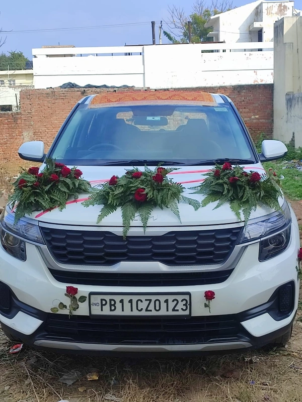 Bala Ji Event Planner  Wedding Car Decoration  - multi, Normal Car
