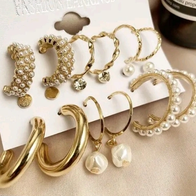 Combo Of  9 Pair Stunning Earr