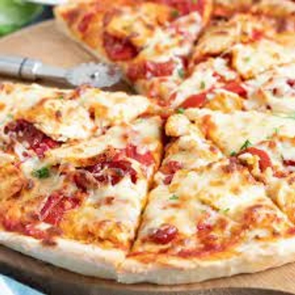 Chicken Pizza Cheese Burst (Lassi shop) - ONE