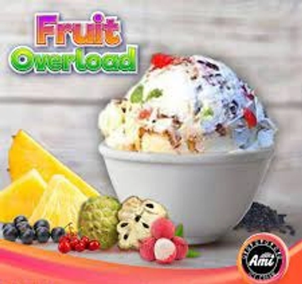 fruit overload ice cream(lassi shop)