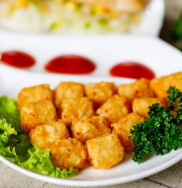 Chilli Garlic Potato pops (lassi Shop)