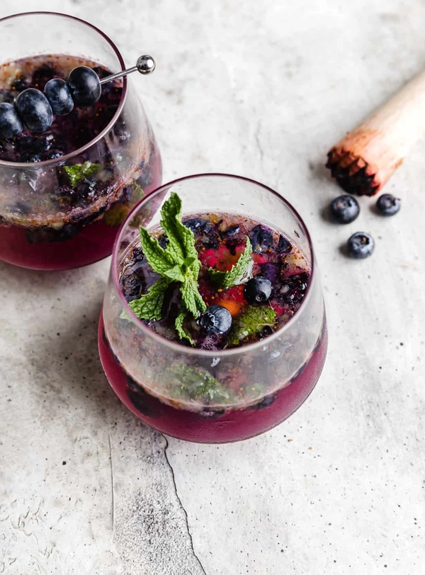  BLUE BERRY SHAKE (Lassi Shop)