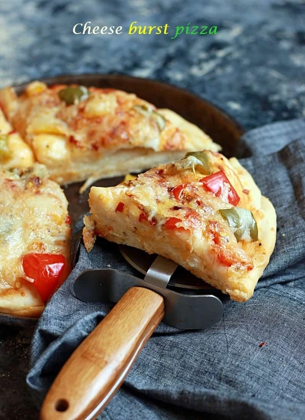 Veg Cheese Burst Pizza (lassi Shop) - Large