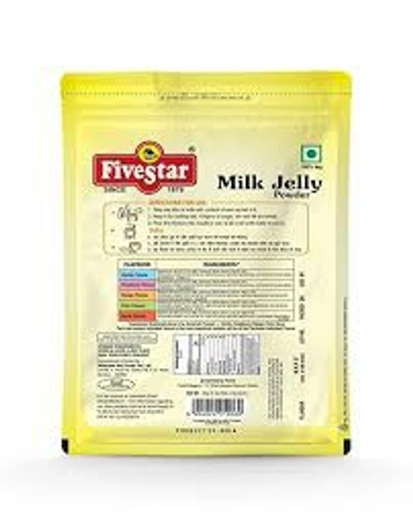 Five Star Milk Jelly powder 5 flavour (Pansari Shop)   - 40gm