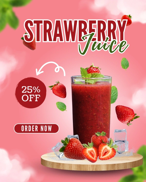 Strawberry juice