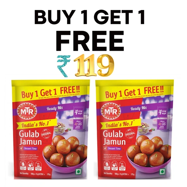 grb gulab jamun mix price Buy one get one free (Pansari)