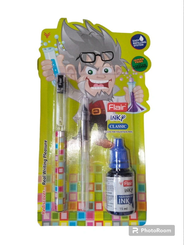 Flair Inky Classic Fountain Pen With Ink Bottle 