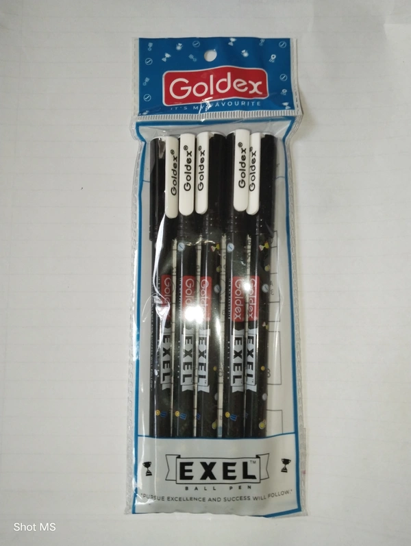 Goldex Exel Ball Pen - 5 Piece 