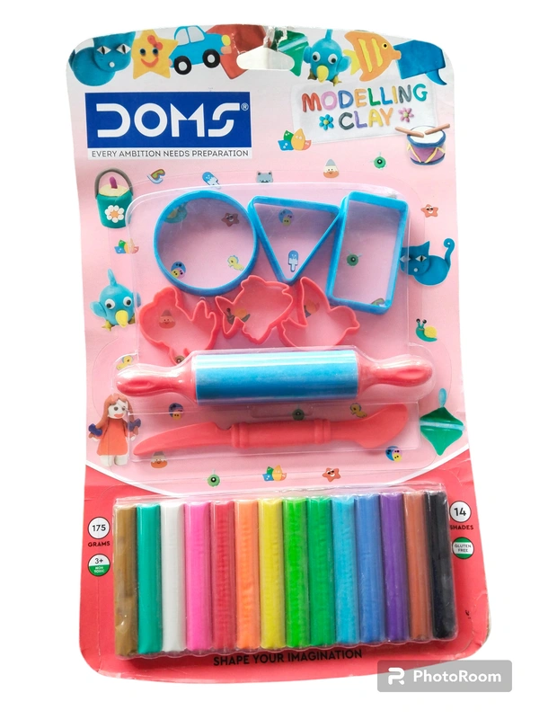 DOMS Modelling Clay 14 shades 
