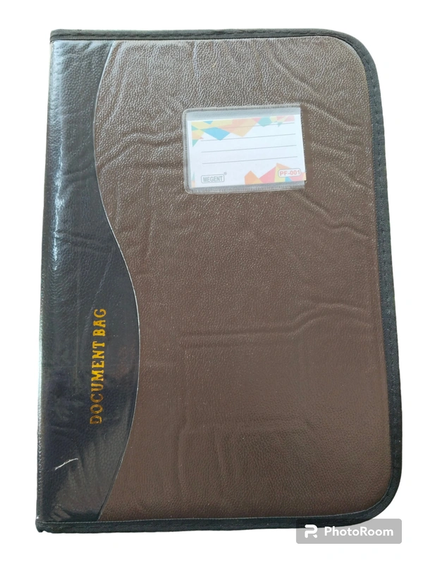 20 Folder File With Hard Lather Cover 