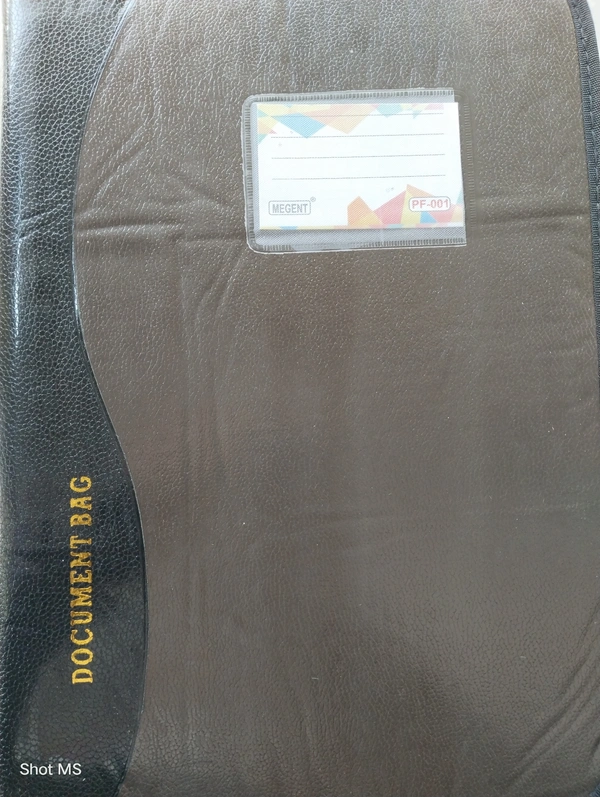 40 Folder File With Hard Lather Cover 