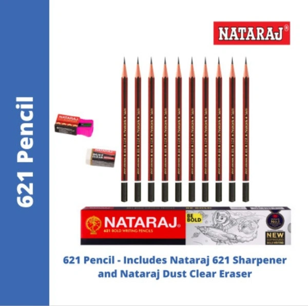 Nataraj 621 Pencil - Pack Of 10