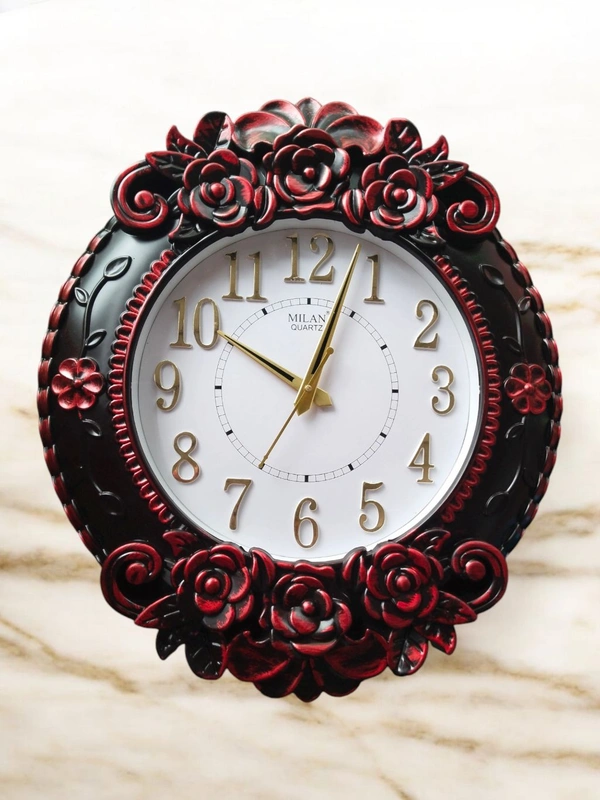 MILAN Quartz Red Wall Clock 