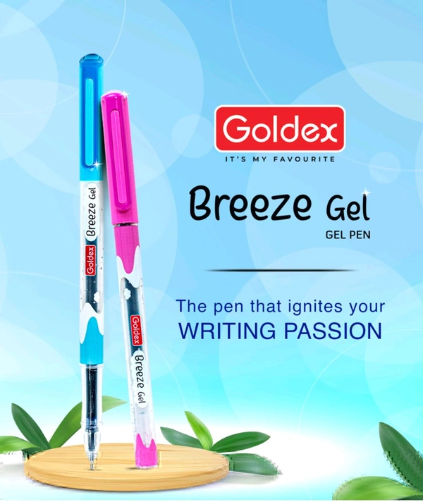 Goldex Breeze Gel Pen - 5 Piece 