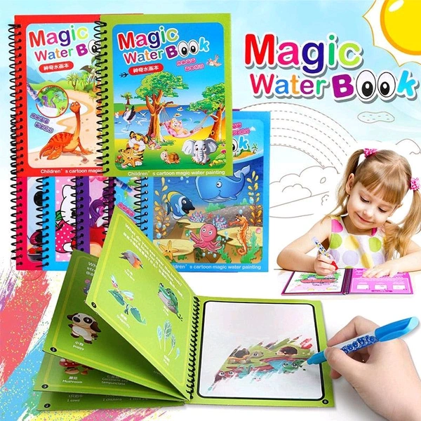 Magic Reusable Water Coloring Book