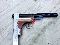 bullet mark 2 toy air pistol wood ( 1 year warranty ) 200 pellet free  - 11 inch