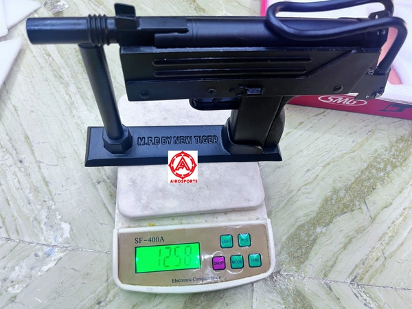 new tiger smg air pistol ( 1 year warranty ) 100 pellet free  - 10inch, BLACK