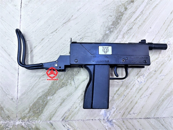 new tiger smg air pistol ( 1 year warranty ) 100 pellet free  - 10inch, BLACK