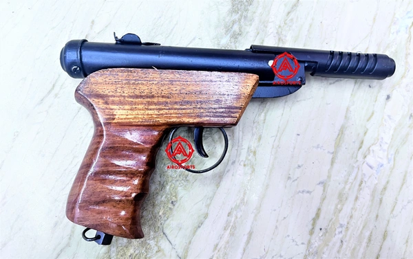 bond series 1 air pistol wooden 1 year warranty 100 pellets free  - 6inch