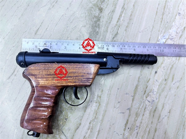 bond series 1 air pistol wooden 1 year warranty 100 pellets free  - 6inch
