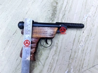 bond series 1 air pistol wooden 1 year warranty 100 pellets free  - 6inch