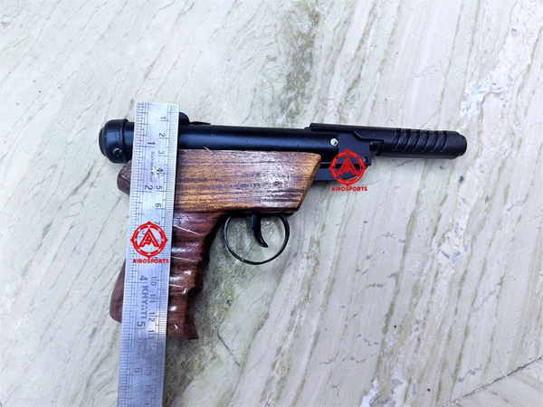 bond series 1 air pistol wooden 1 year warranty 100 pellets free  - 6inch