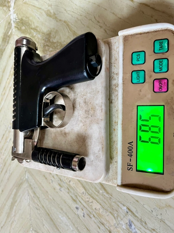 007 air pistol ( 1 year warranty ) 100 pellet free  - 9inch, black