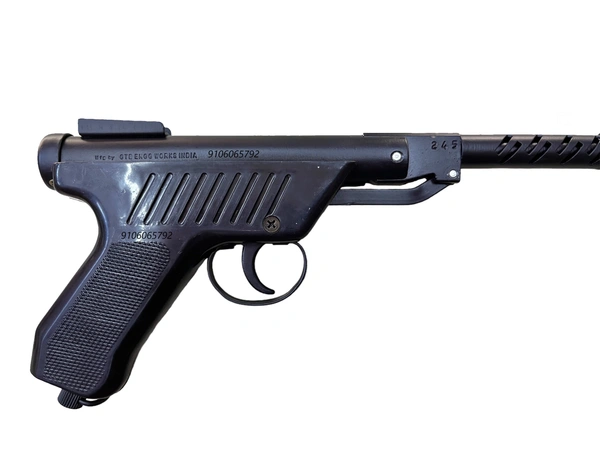 heman mark 2 air pistol ( 1 year warranty ) 200 pellet free  - 11 inch