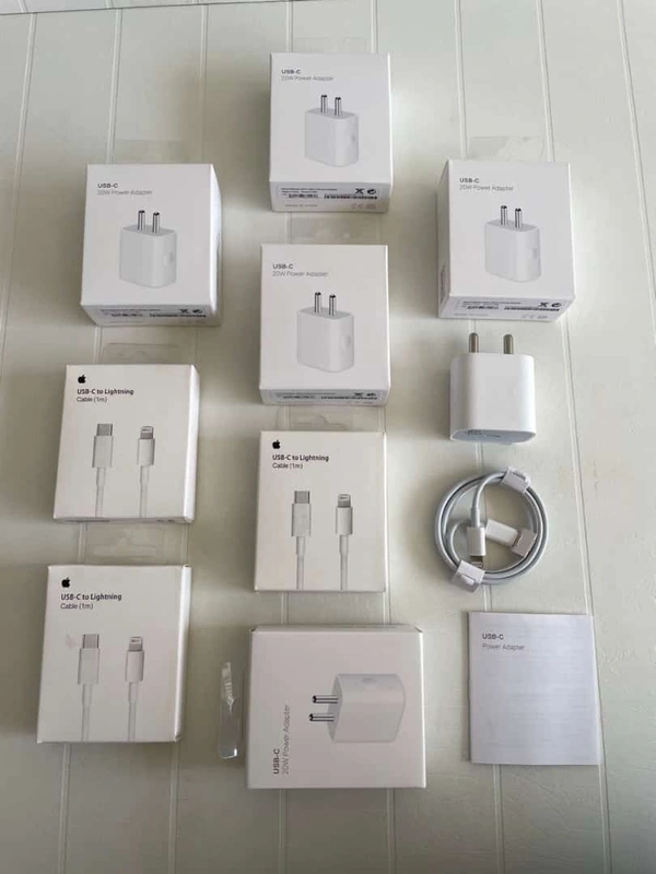 Apple 20watt fast Charger with type c to lightning cable 