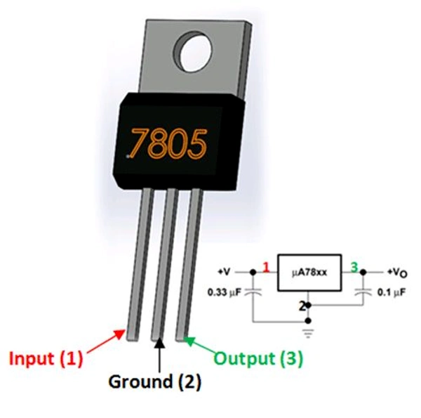 7805 Voltage Regulator IC K5
